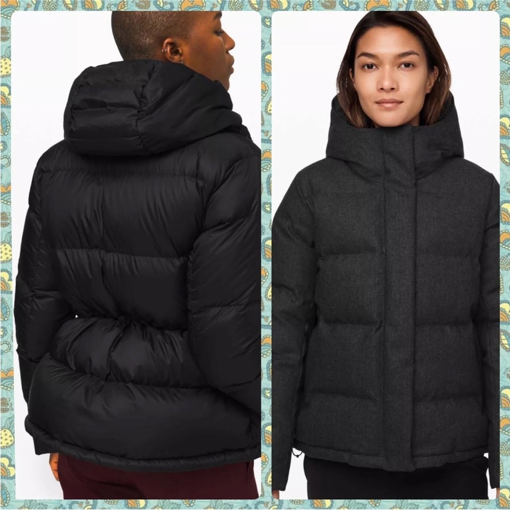 NWT  Lululemon Wunder Puff Jacket - Black Size 10